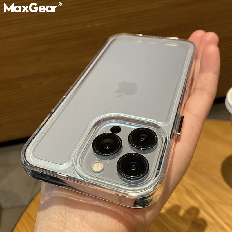 Luxury Acrylic Clear Case For iPhone 11 12 13 14 Pro Max Mini X Xs Max Xr 7 8 Plus SE 2 3 Crystal Transparent Cover Hard Bumper