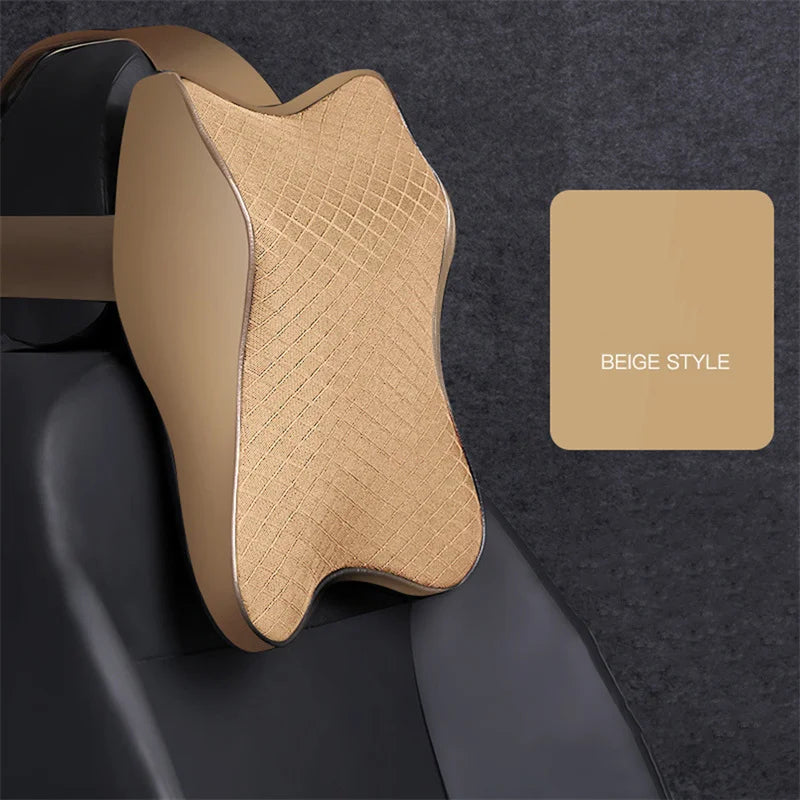 Car Neck Cushion Car Seat Neck Pillow Headrest Cushion for Neck Back Pain Relief Lumbar Back Support Pillow for Car Office Chair