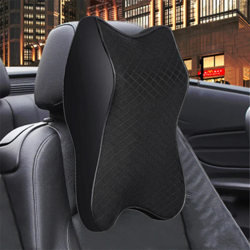 Car Neck Cushion Car Seat Neck Pillow Headrest Cushion for Neck Back Pain Relief Lumbar Back Support Pillow for Car Office Chair