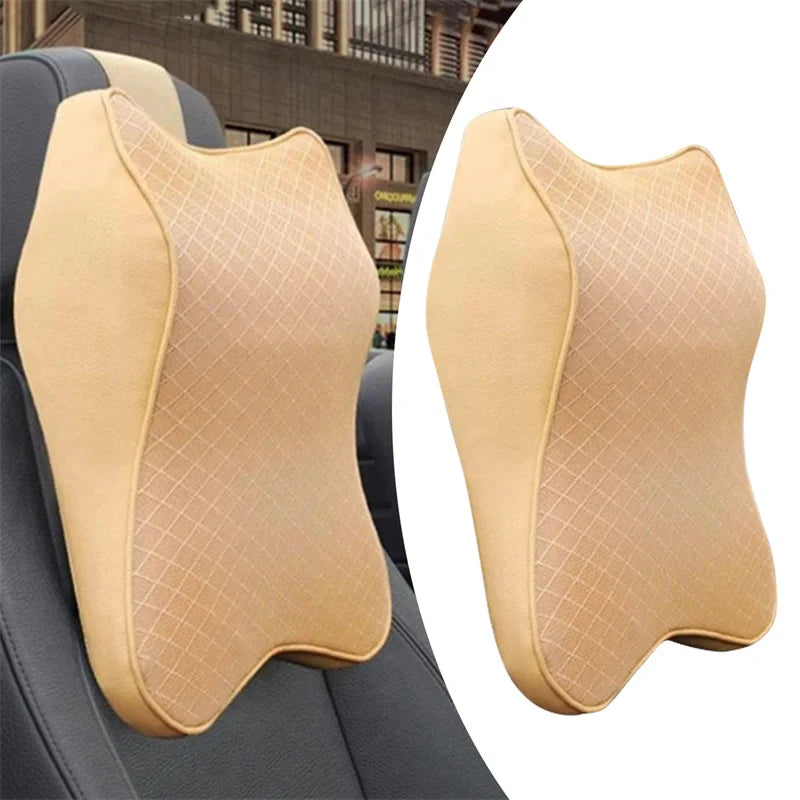 Car Neck Cushion Car Seat Neck Pillow Headrest Cushion for Neck Back Pain Relief Lumbar Back Support Pillow for Car Office Chair